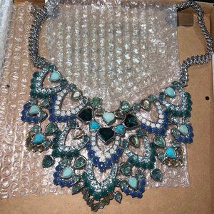 ✨SALE✨ NIB Chloe + Isabel Peacock Plume Statement Bib Necklace